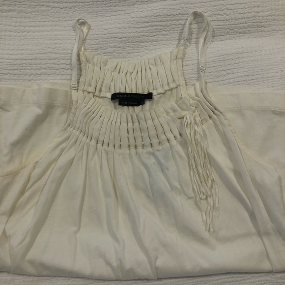 BCBG cream tank top - Picture 1 of 4